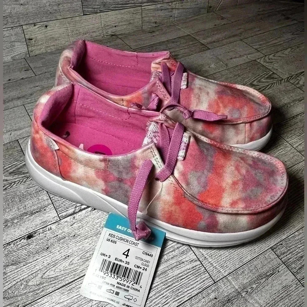 REEF NEW kids Cushion Coast Slip-On Shoes Cotton Candy Cloud